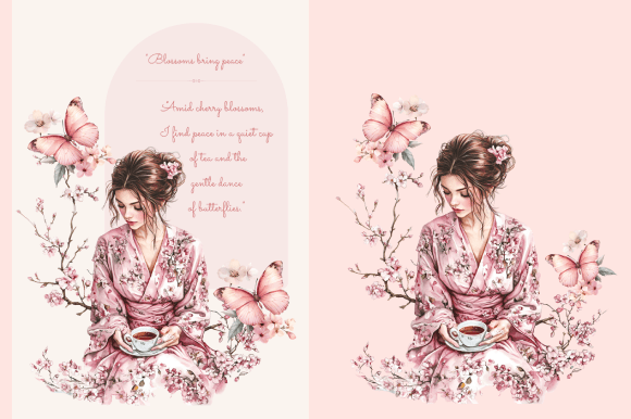 Blossoms Bring Peace: A Font for Poetic Calm
