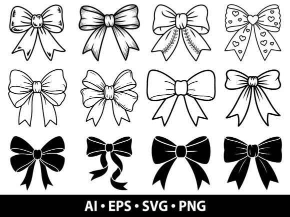 Infuse Every Creation with Charm: The Bow SVG Bundle