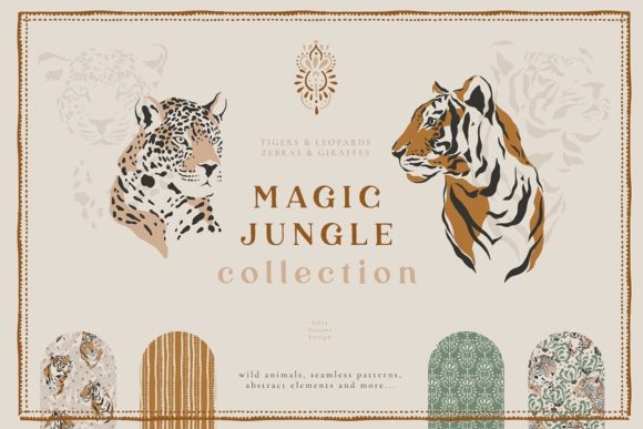 Magic Jungle Collection: Wild Elegance for Your Designs