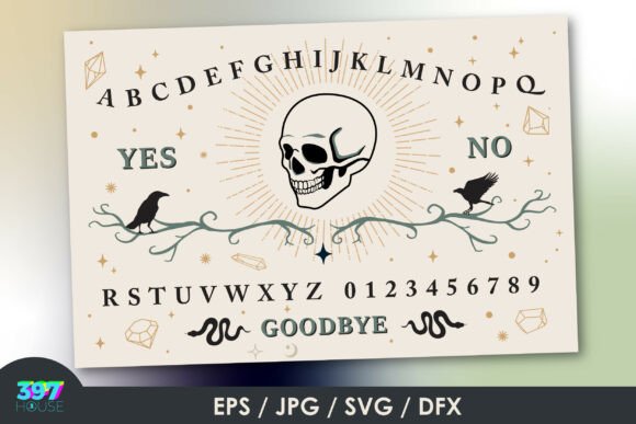 Ouija Board – Communication Board: A Guide to Mystical Typography