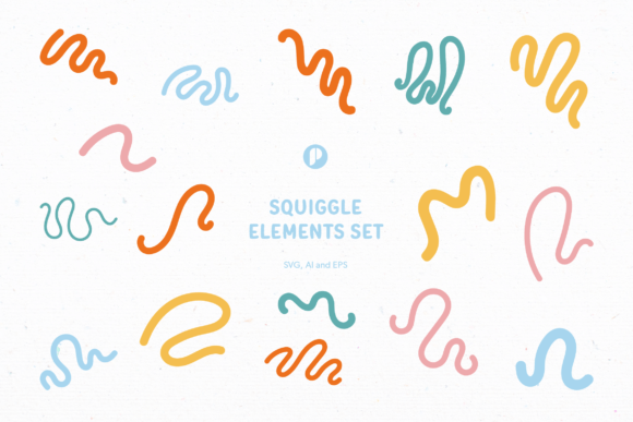Squiggle Elements Set: The Playful Touch Your Designs Need