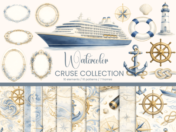 Timeless Coastal Elegance: Mastering Cruise Ship Clipart